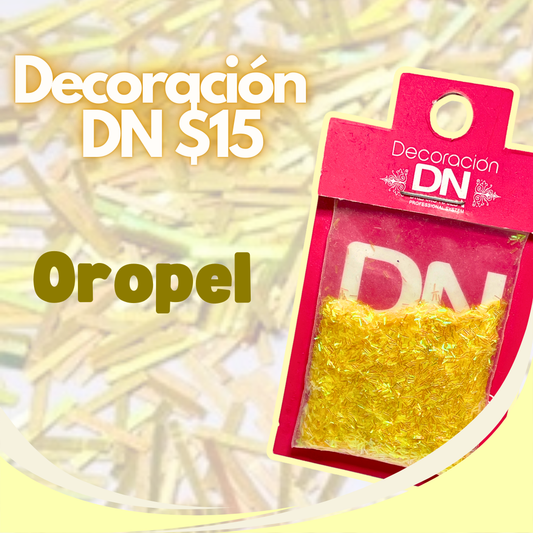 DECORACIÓN DN Oropel