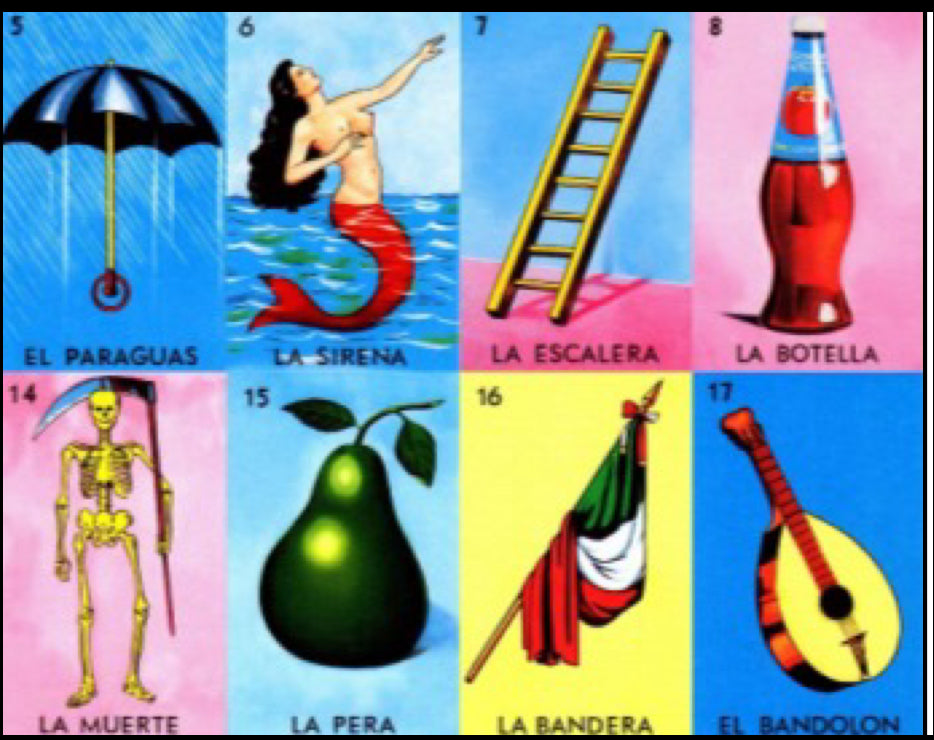 Tatuaje lotería grande