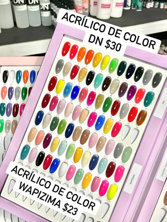 Acrílico de color Wapizima