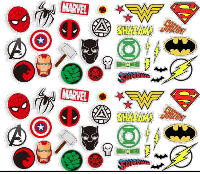 Tatuaje Marvel dc