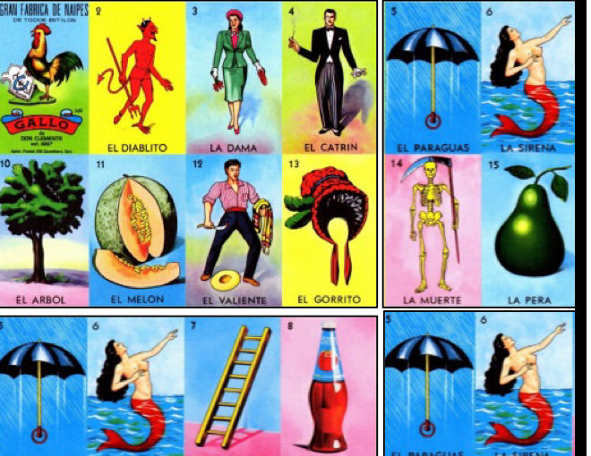 Tatuaje lotería chico