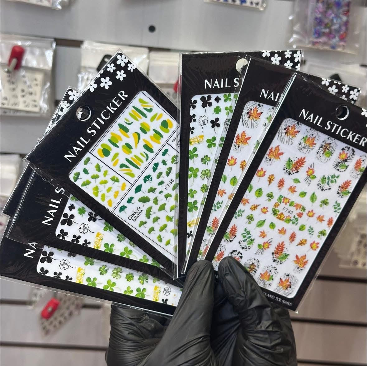 Sticker flores y naturaleza surtido