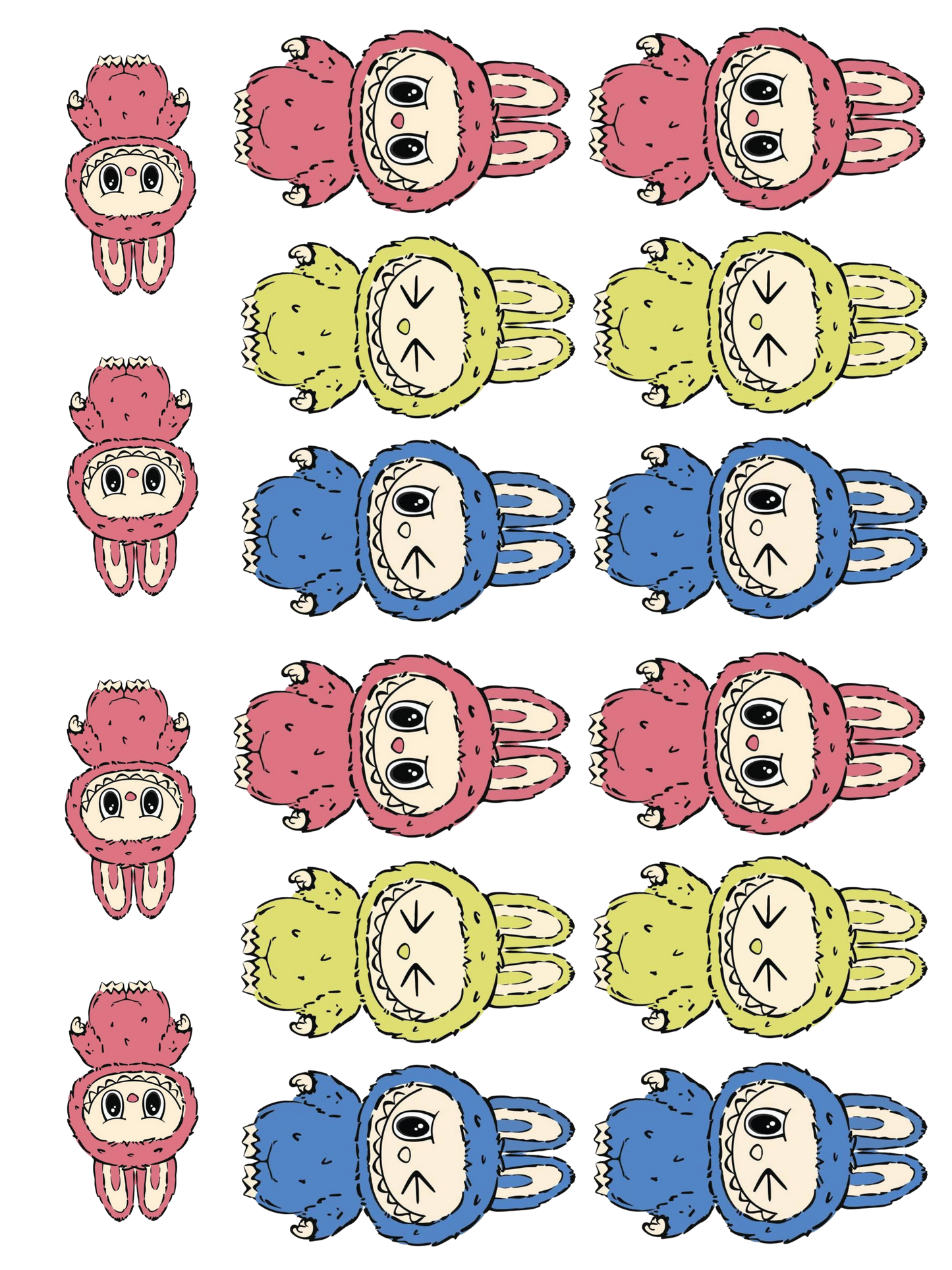 Tatuaje labubu chico