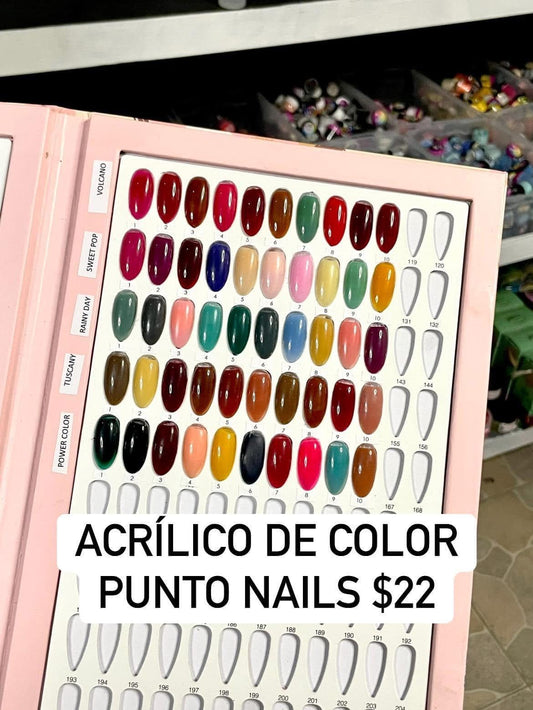 Acrílico de color Punto Nails
