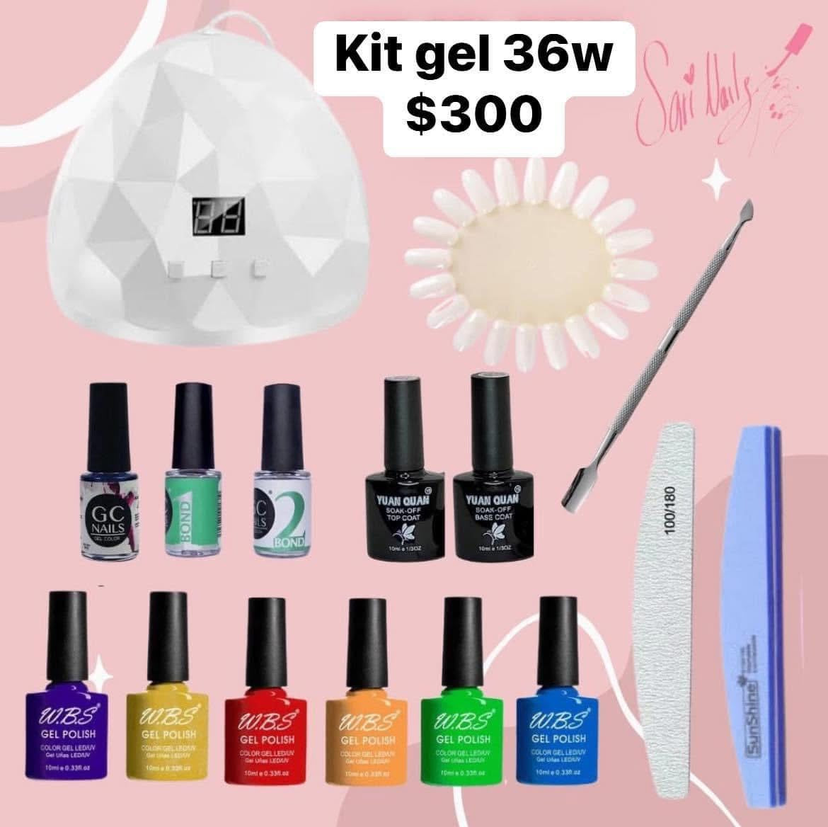 Kit de gel Lámpara 36w