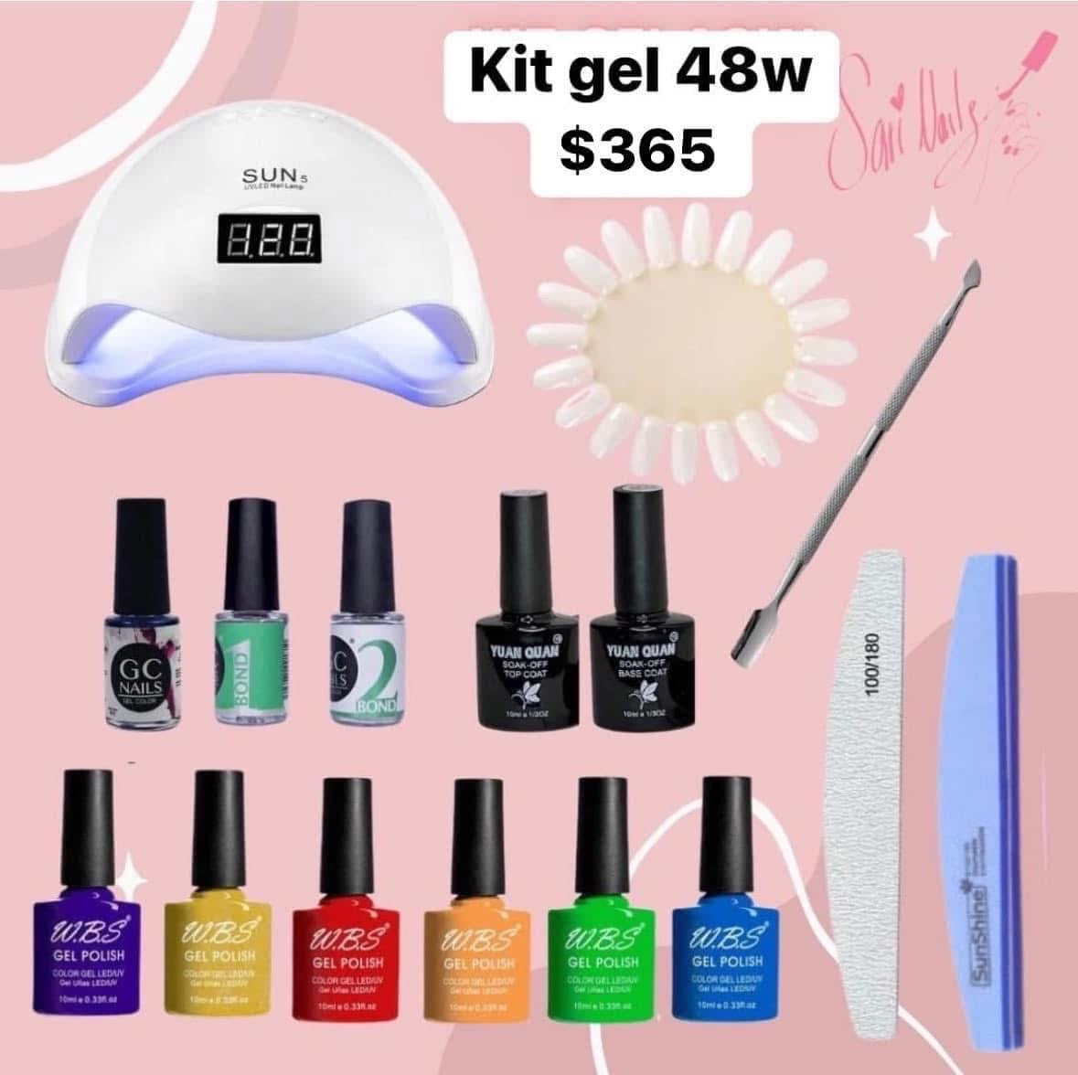 Kit de gel Lámpara 48w