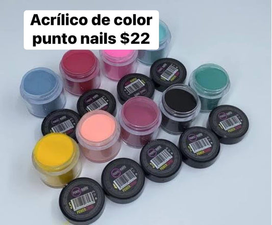 Acrílico de color Punto Nails