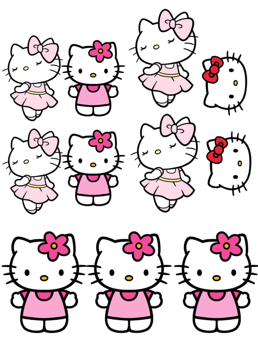 Tatuaje kitty grande