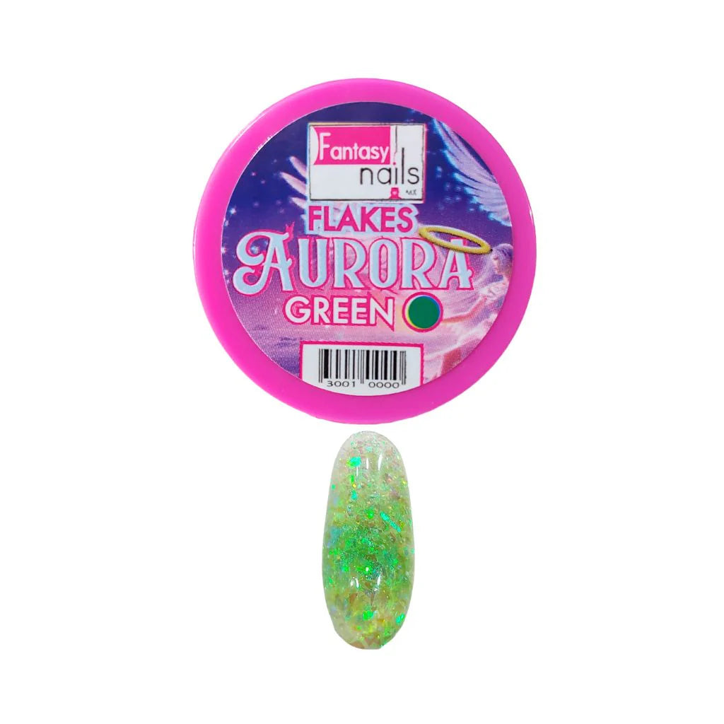 Flake Aurora Green