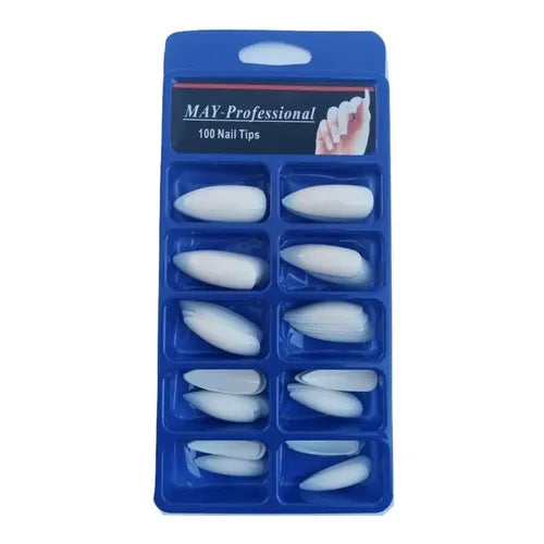 Tip Completo Almendra 100pz Natural Love Crazy