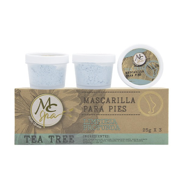 Mascarilla Para Pies 3pz Tea Tree