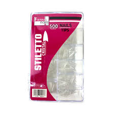 Tip Stiletto 500pz Fantasy Cristal